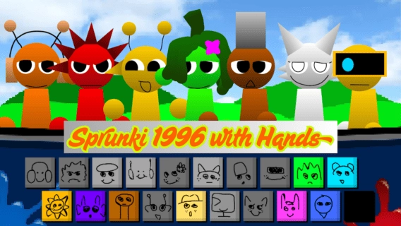 Sprunki 1996 but with Hands