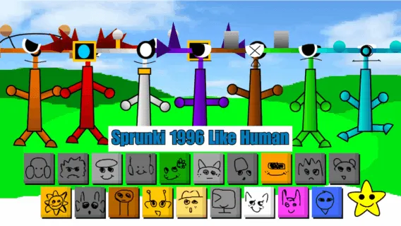 Sprunki 1996 Like Human