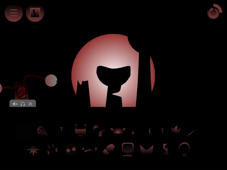 The hosted Sprunki Phase 11 build after placing the first sound icon