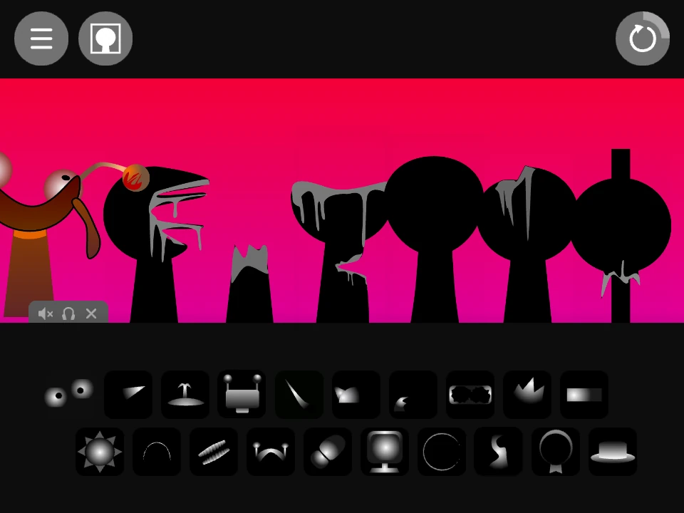 Sprunki Phase 111 after placing a sound icon