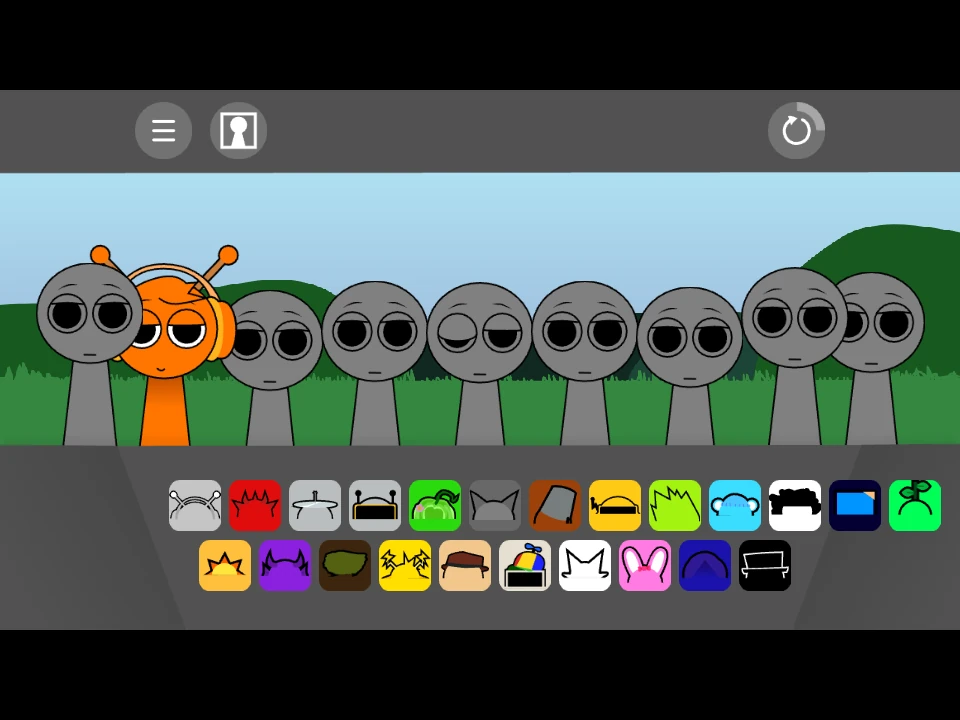 Sprunki Retake Added OC after placing a sound icon